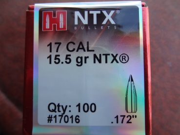 Hornady NTX .17/172 15,5GR NTX  (100 Stück)