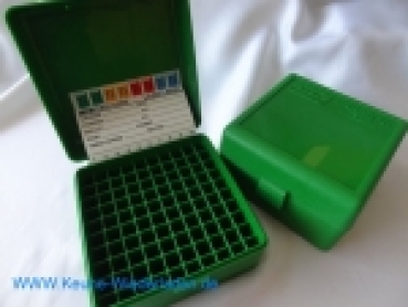 Patronenboxen MTM RM 100 - 22-250 bis 308Win  -Green/Black