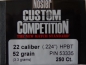 Preview: .224 / 5,6 mm 52 gr / 3,4 g Nosler Custom Competiton HPBT Geschosse 250 Stück