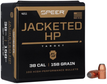 .38/.357 158 Grain JHP/Cann 100 Stück
