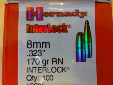 Hornady 8mm Cal.323 170GR RN ( 100 Stück)