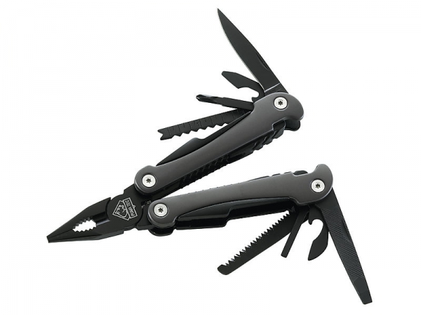 Puma TEC Multitool, AISI 420 Stahl, Zange mit Feder, Epoxy-Beschichtung, Aluminium-Griffe, Nylon-Etui