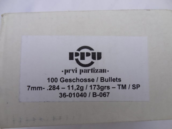 7mm-.284 / TM SP  50 Stück B-067