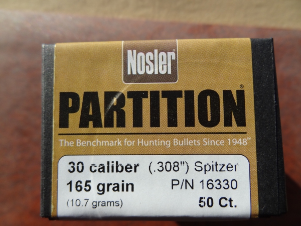 .30/.308 165 Spitzer NOSLER PARTITION ( 50 Stück)