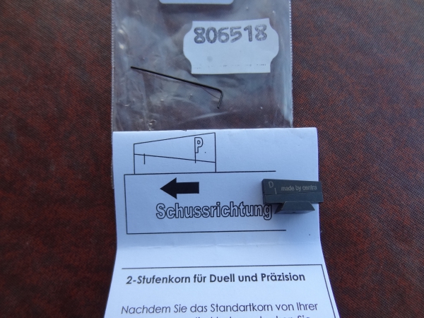 Centra 2-Stufen Drehkorn für S&W Pistolen