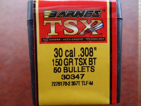 .30/308" 150Gr TSX BT ( 50Stück) Jagdgeschosse