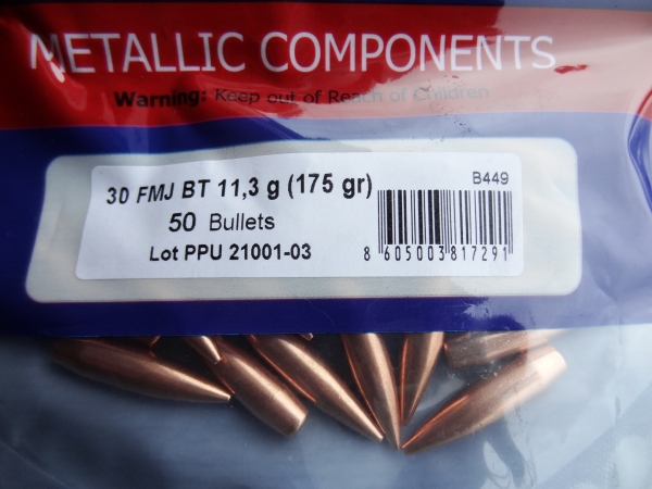 .30-.308 ( B-449) 175 grs- FMJ-BT ( 50 Stück)