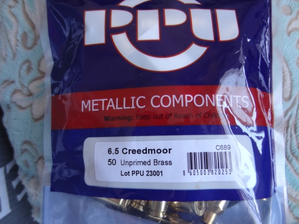 PPU 6,5 Creedmoor Hülsen 50 Stück