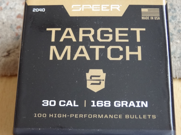 .30/168 GR Match BTHP 100 Stück