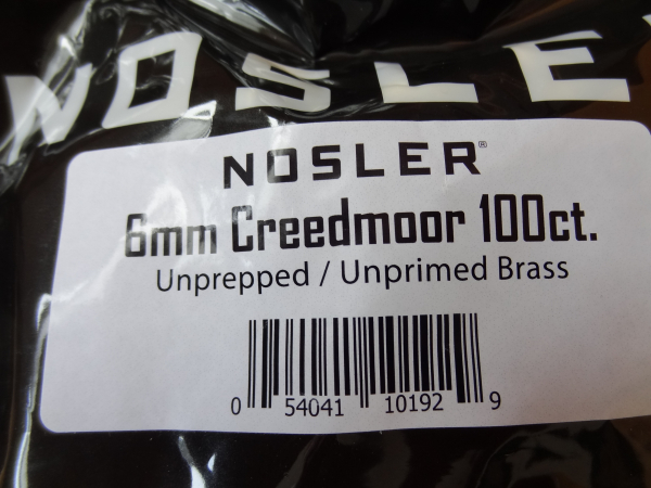 6 mm CREEDMOOR Hülsen 100 Stück