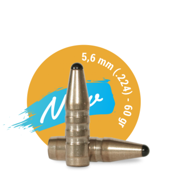 5,6mm / .224 / 60 gr. / 3,9 g. / 50 Stück