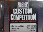 NOSLER CUSTOM COMPETITION 6,5mm/.264 140GR HPBT